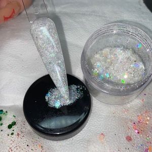 Wedding dress acrylic powder mix